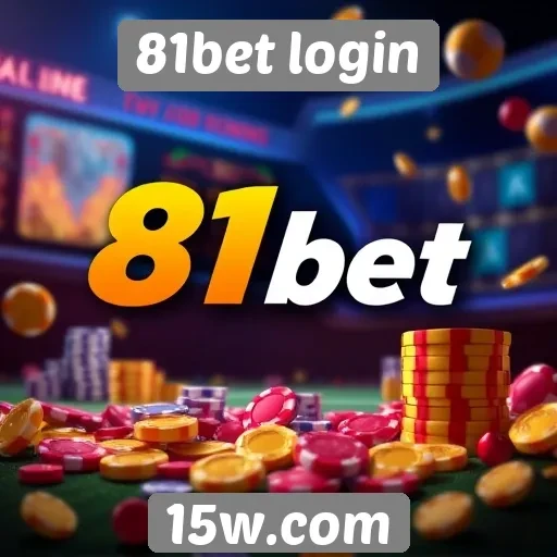 Acessibilidade do login no site 81bet