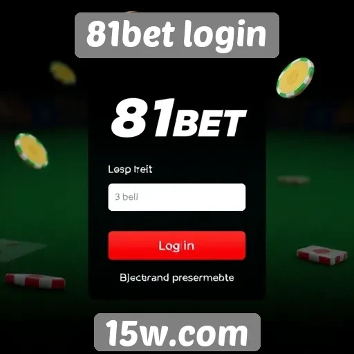 Exploração da interface do site 81bet login